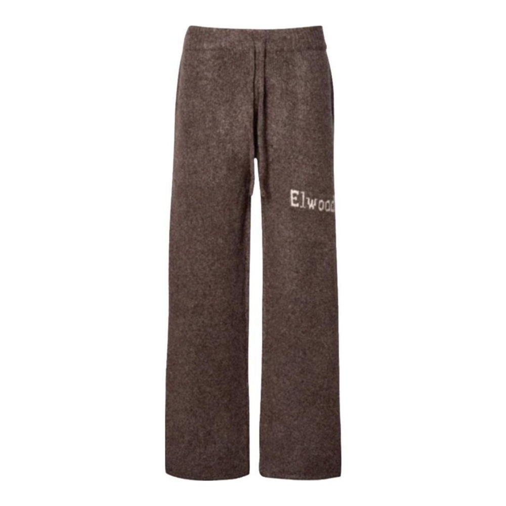Elwood Brown Wool Sweatpants